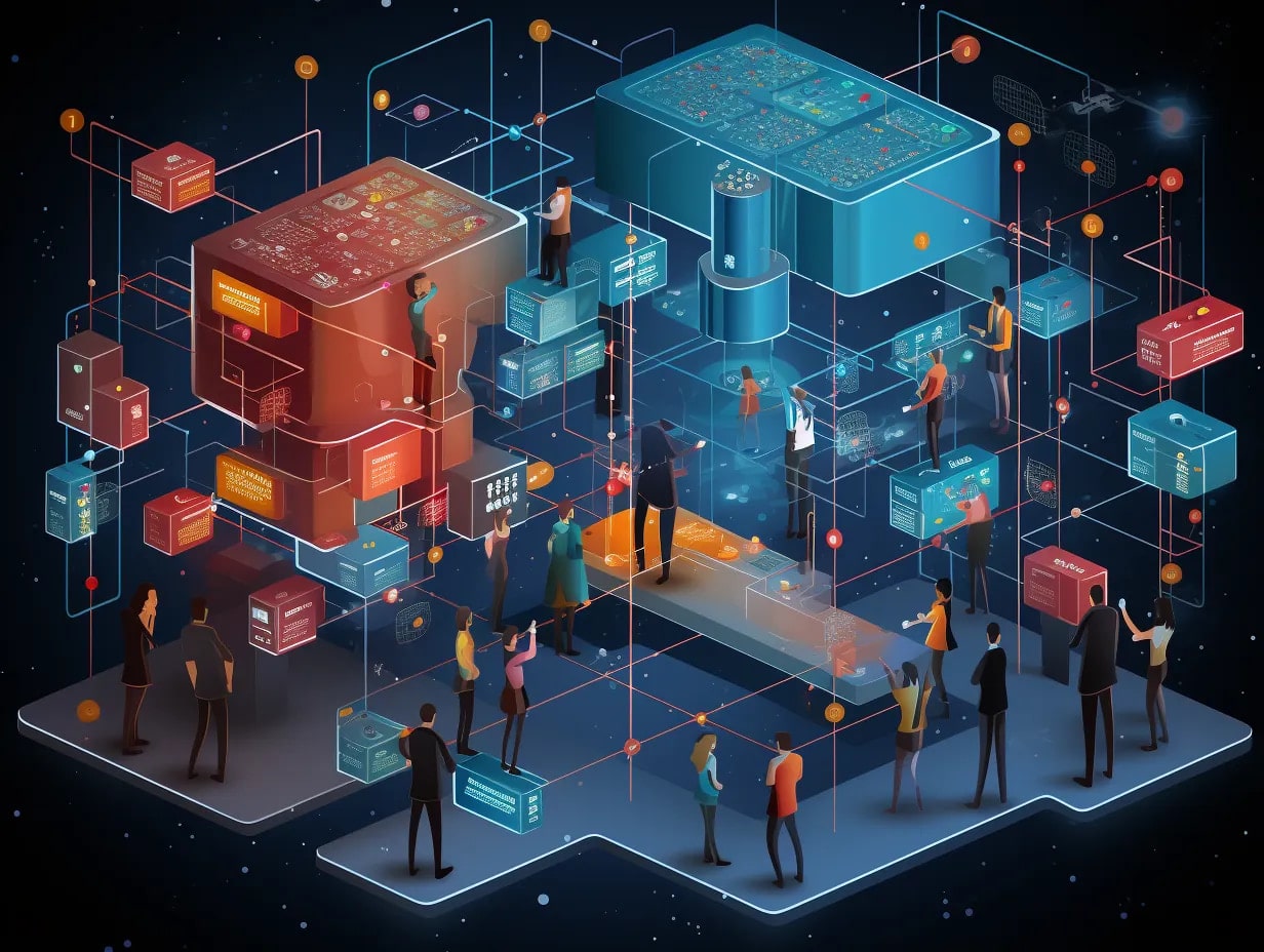 AI genererad bild av AI. För Maria Helgars koncept Ai som används. Inte bara köps.