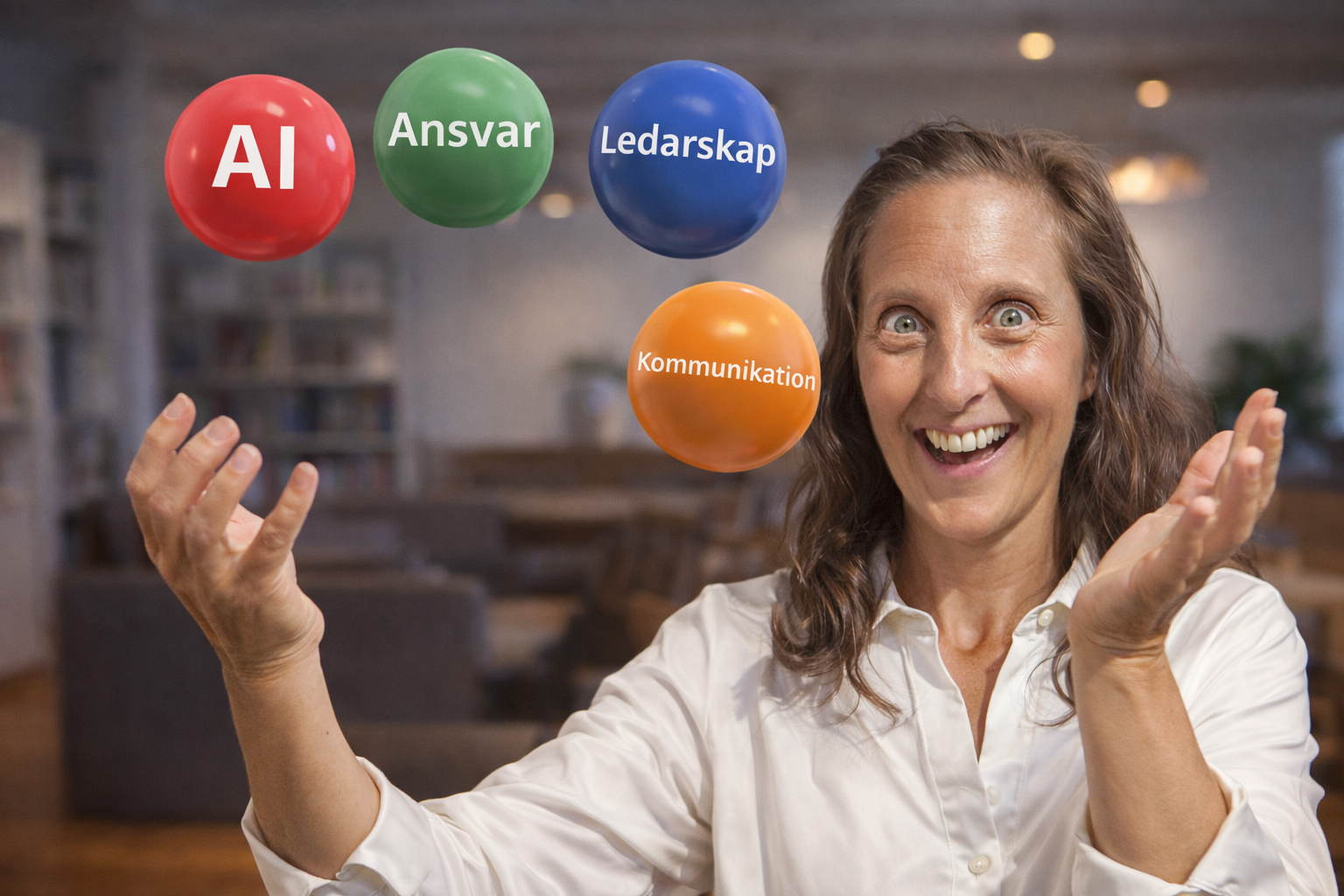 MariaHelgars jonglerar med viktiga begrepp för ai i organisationer