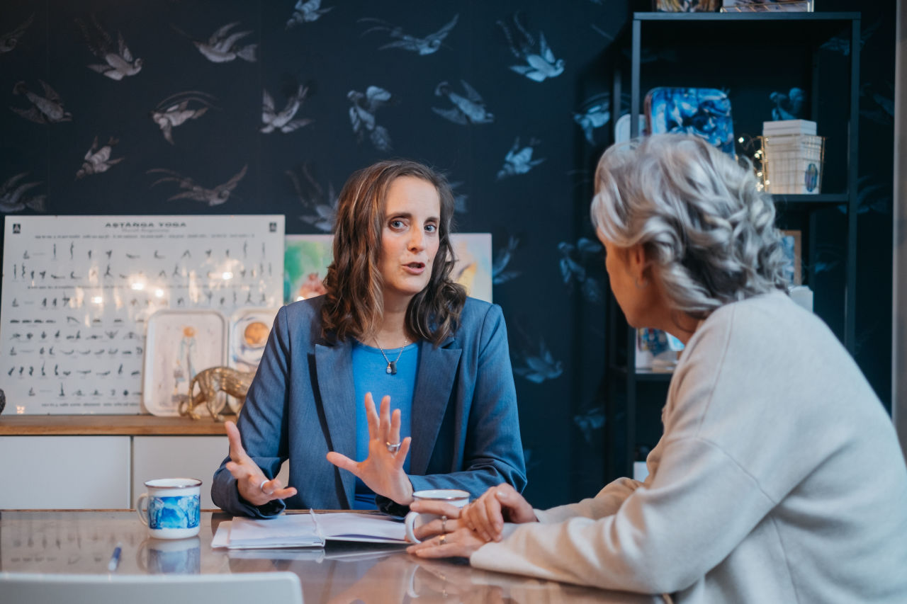 maria helgars strategisk projektledare med kund